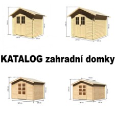 KATALOG zahradní dřevěné domky, 
 na zahradu www.NAKAVALO.cz